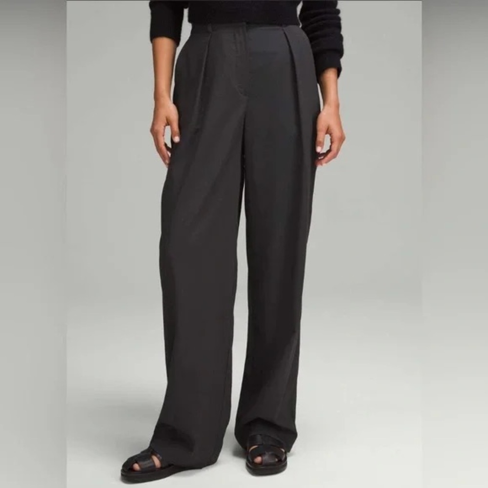 lululemon athletica Black Wide Leg Pants
